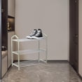 thumbnail image 6 of CXALSSY 3-Tier Plastic Shoe Rack - Green, 16.53×7.48×16.92in, Small Shoe Rack Organizer for Entryway Closet and Front Door Entrance, 6 of 6