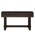 thumbnail image 4 of Tcbosik Console Table with 3 Storage Drawers, 52 inch Entryway Table, Narrow Sofa Table with Solid Wood Legs, Behind Couch Table for Living Room, Hallway, Foyer, Easy Assembly, Espresso, 4 of 9