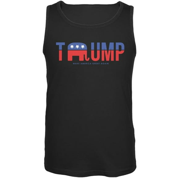 Election 2020 Trump Make America Great Again Black Adult Tank Top - Medium