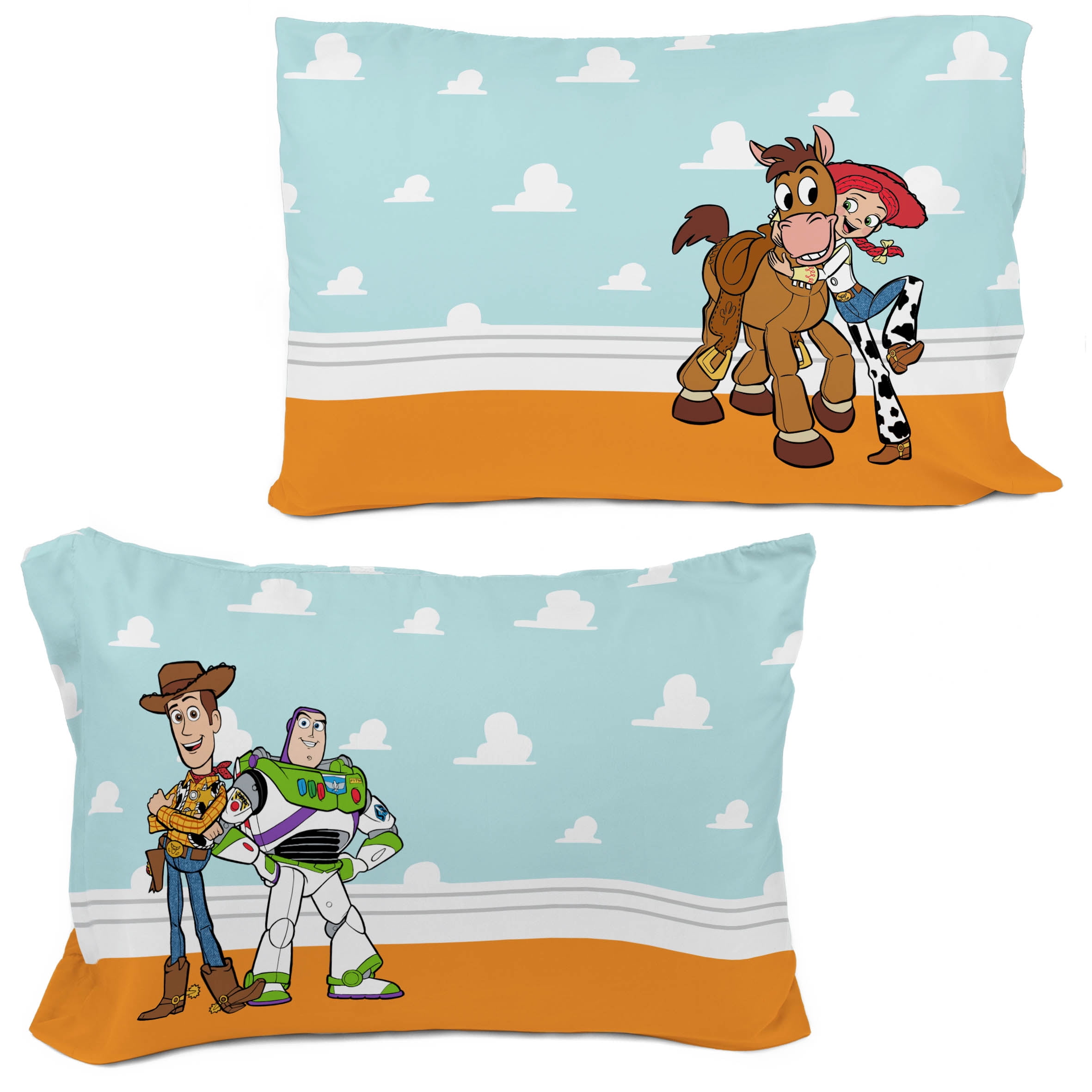 Toy Story Patchwork 2-Piece Kids Reversible Comforter and Pillowcase Set, Multicolor, Twin/Full