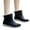 Black, variant on Rain Boots Women Waterproof Fashion Garden Shoes Lightweight Rubber Platform Water Boots