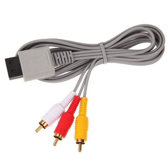 Nintendo 20cm Male 3 RCA to Female AV port Cable