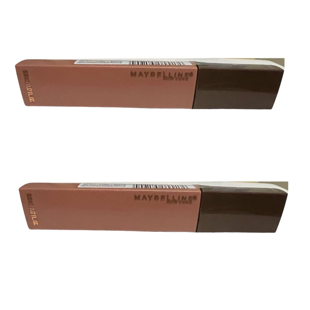 Pack of 2 Maybelline New York SuperStay Matte Ink Liquid Lipstick, Chai Genius # 255