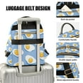thumbnail image 3 of FORMRS Mini Backpack Purse for Women Travel Daypack Casual Shoulder Bag, Playful Fried Eggs, 3 of 7