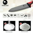 thumbnail image 2 of 6-inch Ceramic Knife Rustproof Paring Knife with Cover Fruit Vegetable Cutting Knife Professional Kitchen Knife Set, 2 of 6