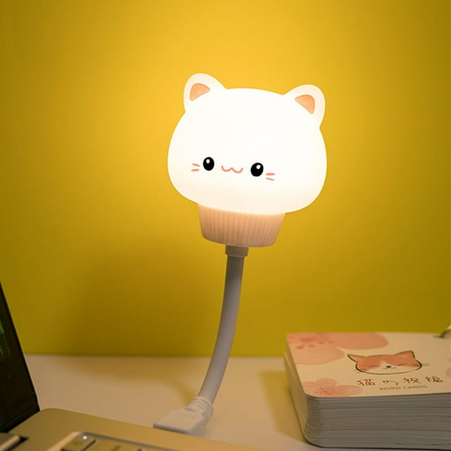 Lampe de Table Télécommande Petite Nuit Chevet Sommeil, Kitten