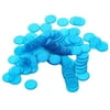 100pcs Blue Plastic Bingo Chips 3cm