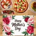 thumbnail image 2 of AshasdS Happy Mother's Day Linen Table Mats Set of 4 12x18 inch for Spring Summer Home Table Decor, 2 of 4