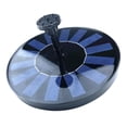 thumbnail image 1 of Solar Powered Water Pump 1.7W Solar Panel Water Fountain Bird Bath Small Pond Garden Decoration, 1 of 8