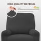 thumbnail image 3 of Slipcover Easy-Going, sillón reclinable de microfibra, elástico, gris oscuro, 3 of 5