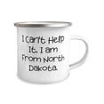 thumbnail image 2 of Special North Dakota Gifts, I Can't Help It. I am From North Dakota, Best 12oz Camper Mug For From, 2 of 2