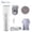 White, variant on Showsee Electric Hair Set Waterproof Ceramic Stainless Steel Without Chuck Type-C Hair Trimmer For Kids Adults From Youpin