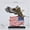 B, variant on Eagle Spreading Wings Resin Statue Hand Painted Patriotic Figurine Independence Day Home Office Shelf Decor