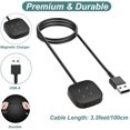 thumbnail image 5 of Charger for Fitbit Sense/Sense 2/Versa 3/Versa 4, Replacement Charging Cable Cord Magnetic Dock Stand for Fitbit Sense 1/2, Versa 3/4 Smartwatch, 5 of 5