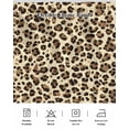 thumbnail image 5 of Leopard Wrap Around Bed Skirts for Queen Bed 18" Drop, Bed Skirt with Adjustable Elastic Belt Dust Ruffle Bed Valance for Bedroom Hotel Luxury Rustic Brown Animals Art Modern Bed Frame Cover, 5 of 7
