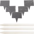 thumbnail image 2 of 5Pcs Chalk Markers Assorted Color Square Wood Slate Identification Erasable Writing Decorative Item for Guests, 2 of 4