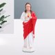 thumbnail image 2 of Estatua de sacerdote, escultura religiosa, decoración cristiana, coleccionables, manualidades, figura católica santa, para iglesia, oficina, mesa, L rojo mayimx Estatuilla de sacerdote, 2 of 7
