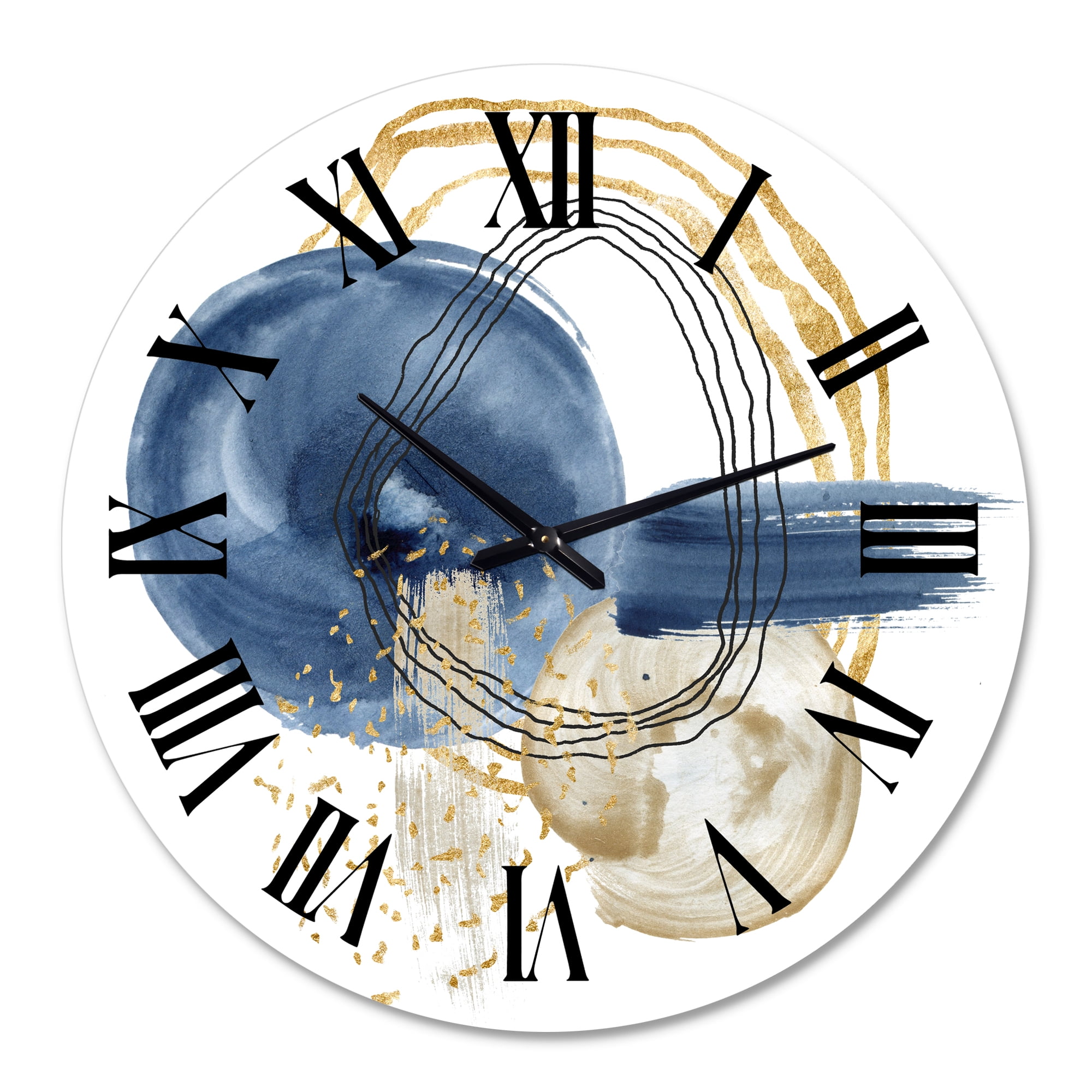 Designart 1 in Modern,Contemporary Wall Clock