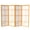 Honey, variant on 4 ft. Tall Japanese Style Eudes Lattice Folding Screen - Honey - 4 Panels