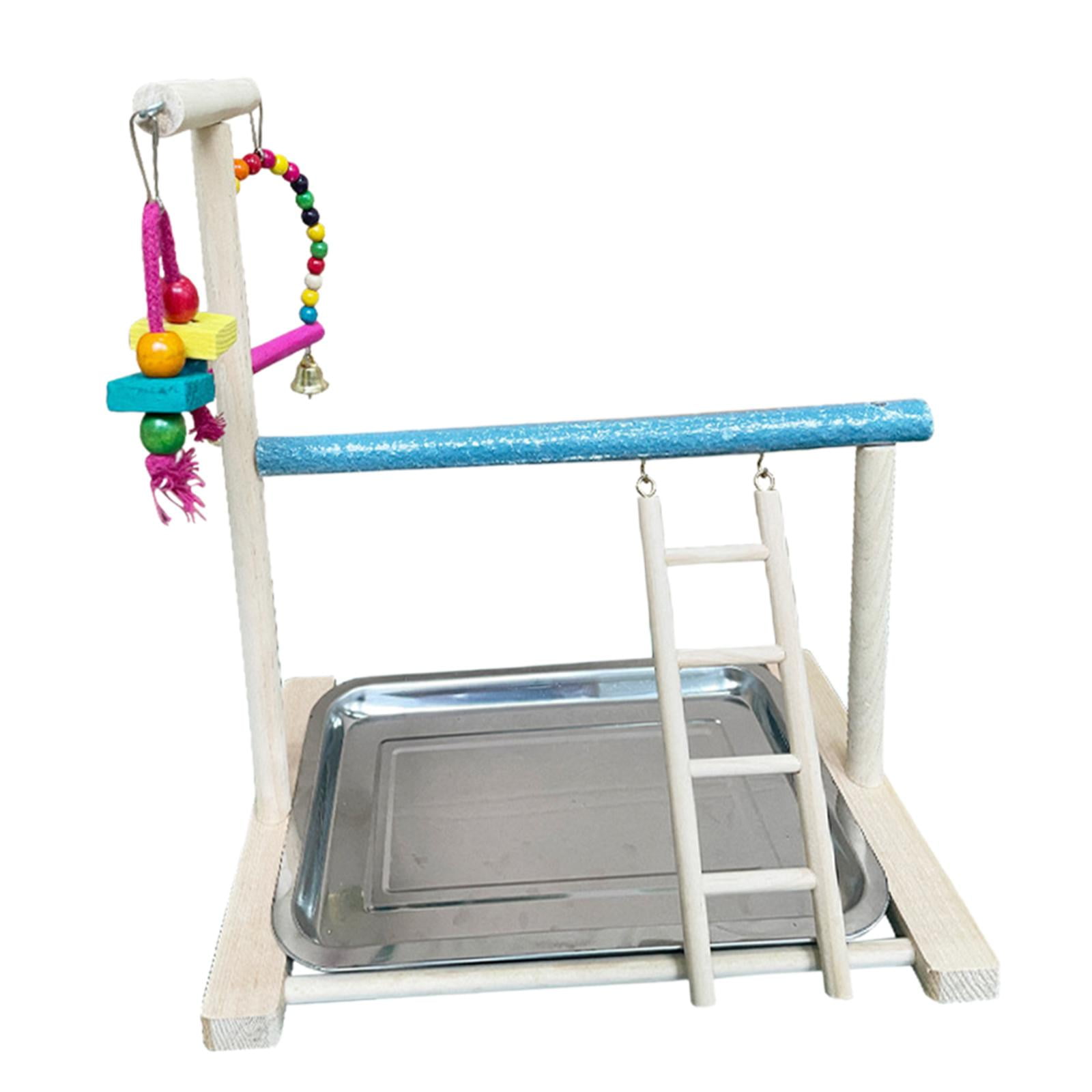 Gazechimp Parrot Playground Cage Accessory Birds Hanging Toys for Cockatiels Lovebirds