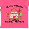 thumbnail image 4 of Inktastic Book My Reservation I'm Going to Mawmaw and Pawpaw's House Boys or Girls Toddler T-Shirt, 4 of 5