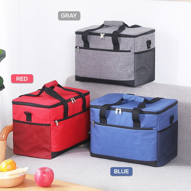 30L Insulated Cooler Bag Leakproof Lunch Cooler Tote Shoulder Bag