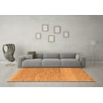 thumbnail image 3 of Ahgly Company Indoor Rectangle Solid Orange Modern Area Rugs, 5' x 7', 3 of 4