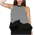 thumbnail image 3 of Bvxeep Women's Striped T Fashionable Tank Top Top, 3 of 8