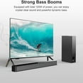 thumbnail image 5 of Norcent KB2020 Black Mamba Series 25" 120W Bluetooth Sound Bar with Sub-Woofer, 5 of 5