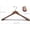 Retro, variant on Luxury Mahogany Wooden Suit Hangers - 12 Pack - Wood Coat Hangers,Jacket Outerwear Shirt Hangers with Extra-Wide Shoulder, 360 Degree Swivel Hooks & Anti-Slip Bar with Screw
