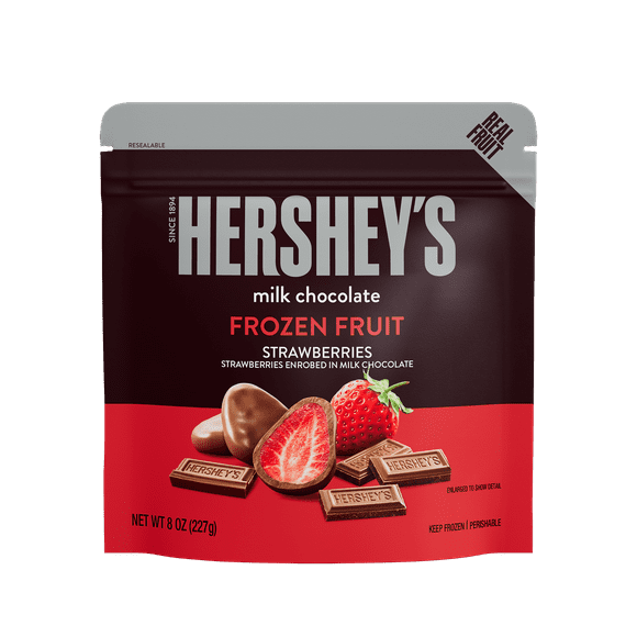 Hershey's Strawberries in Milk Chocolate, 8 oz (Frozen), StrbryMlkChoco