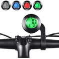 thumbnail image 1 of 3-färgs LCD-bakgrundsbelyst rund cykelhastighetsmätare, multifunktionell vattentät cykelodometer, 1 of 4