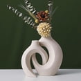 thumbnail image 3 of AMLESO 2 Pieces Flower Vase Floral Arrangement Flower Pot Crafts Decorative Vases Table, 3 of 8