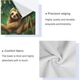 thumbnail image 4 of Sloth in The Branch Bath Towels Absorbent Bath Towels Set Soft Towel Set for Home Hotel Decor Gym Swim, 3 Piece Wash cloth, 4 of 7