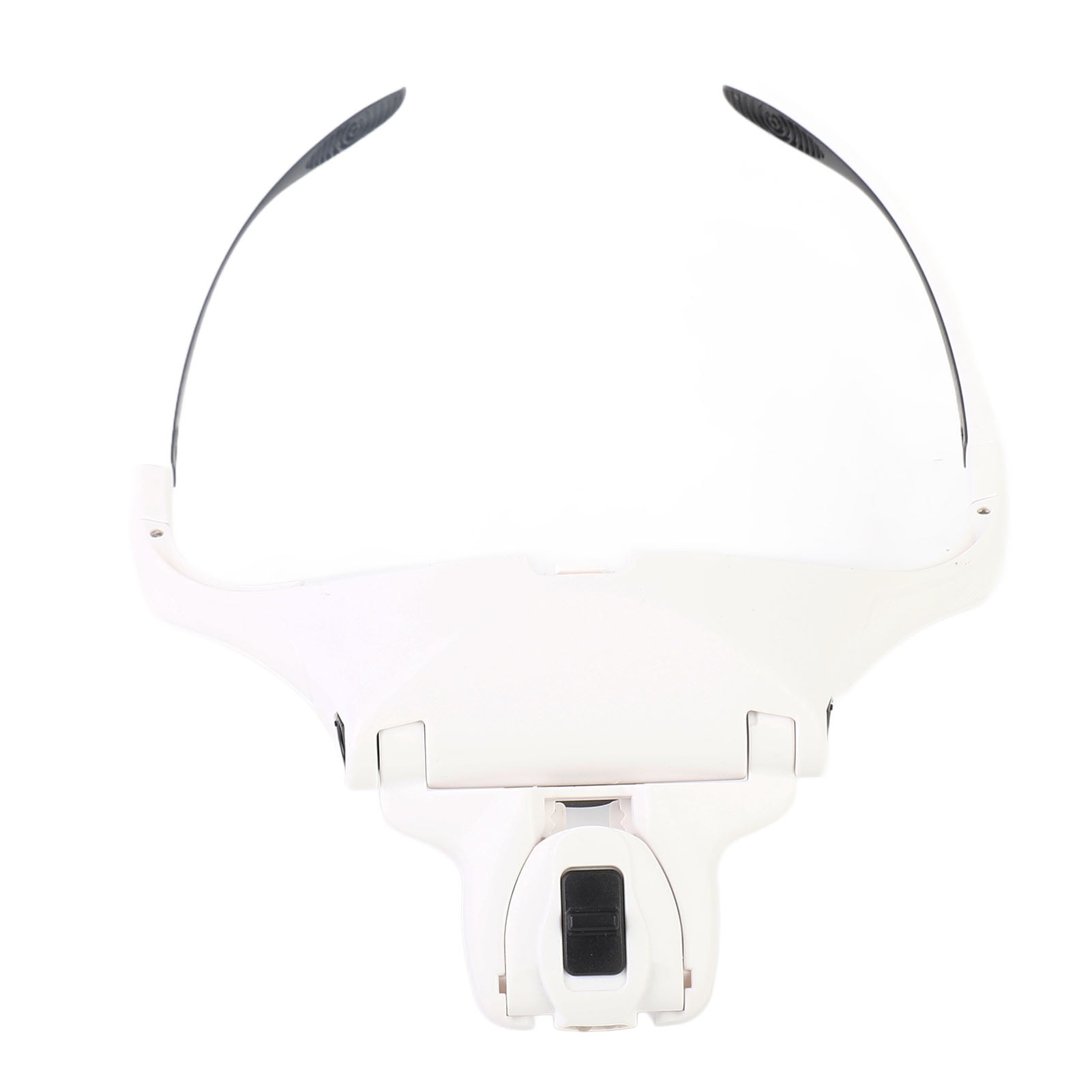 NFTIGB Head Mount Magnifier with 2 LED Lights, 1.0x-3.5x Hands Free Headband Magnifying Glasses for Crafts & Reading, 9.1 inches / 23 cm