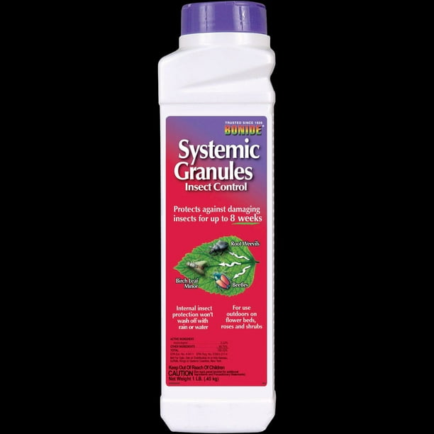 Bonide Bnd952 Insect Control Systemic Granules 0 22 Imidacloprid Insecticide 1 Lb - Bonide systemic insect control label