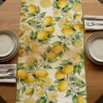 thumbnail image 5 of Table Runners 60 Inches Long Dress Scarves, Lemon Farmhouse Kitchen/Dining Table Runner, Small Coffee Tablerunners, Farmhouse Vintage Summer Retro Fruits Yellow Brown 13x60 Inch, 5 of 9