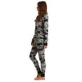 thumbnail image 2 of Just Love Women's Thermal Underwear Pajamas Set (Camouflage - Black, 2X), 2 of 3