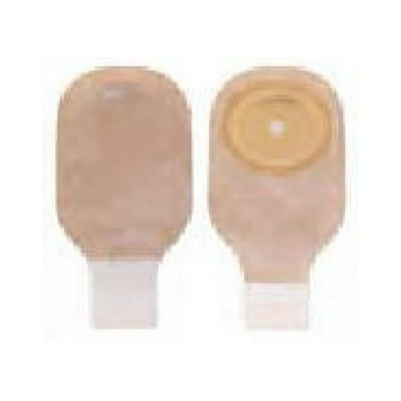 Premier Filtered Ostomy Pouch, One-Piece System, 12 Inch Length, 2-1/2 to 3 Inch Stoma, Drainable, Oval, Flat, Trim To Fit, 10 Count