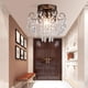thumbnail image 5 of Lámpara de techo Q&S Crystal Flush Mount Dia24 cm, color negro, 5 of 7