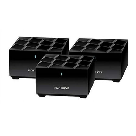 Netgear Nighthawk Whole Home Mesh WiFi 6 System, 3-Pack (MK63-100NAS)