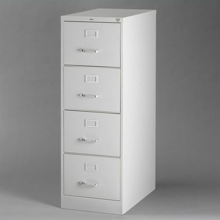 2500 Series 25-inch Deep 4-Drawer, Legal-Size Vertical File Cabinet, Light