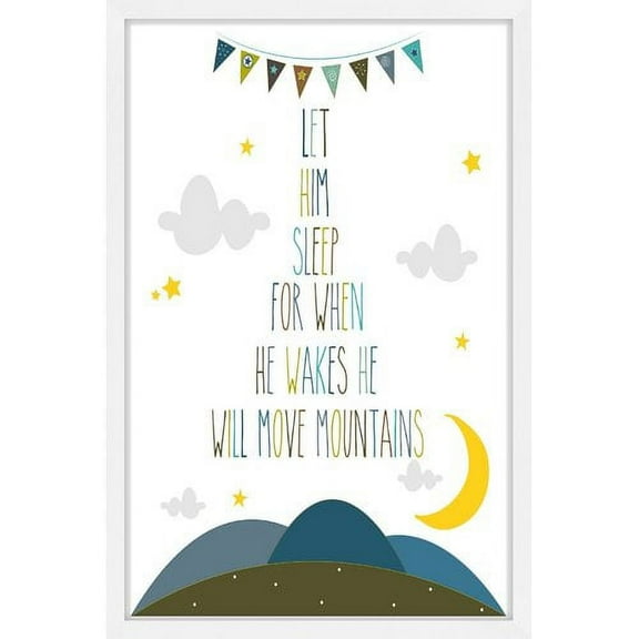 Marmont Hill "Let Him Sleep" by Karen Zukowski Framed Painting Print