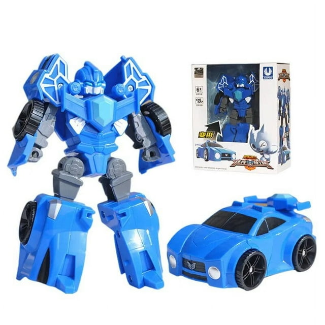 Multiple Mode Mini Force Transformation Sword Toys Action Figures MiniForce X Deformation Weapon Gun Toy Kids D4 Original box - W