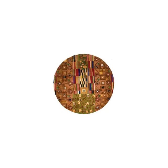 Momeni New Wave 7'9" X 7'9" Round Contemporary Hand Tufted Wool Rug