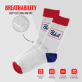 thumbnail image 4 of Pabst Blue Ribbon PBR Box Logo Crew Socks, 4 of 10