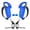 Blue, variant on husxh Silicone Handle Cover with 2pcs Joystick Cover Non-Slip Controllers Protector W/ Knuckle Straps and Battery Opening Controller Grip Cover for Meta Quest 3/3S VR Accessories