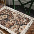 thumbnail image 6 of BH-JJSMGS Home Decor Boho Jacquard Coffee Oil Painting Tassels Table Runners Cotton Woven Table Runner Flower Table Runner For Holiday Party Wedding Dining Decorations, 6 of 7