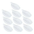 thumbnail image 4 of GOOHOCHY 10Pcs White ABS Drawer Handle for Home Renovation Kitchen Cabinet Door Handles, 4 of 8