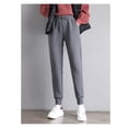 thumbnail image 1 of Pantalones deportivos de terciopelo de otoño e invierno Pantalones de terciopelo de cordero para mujer Pantalones de algodón gruesos y largos Pies cálidos sueltos 210Y, 1 of 6
